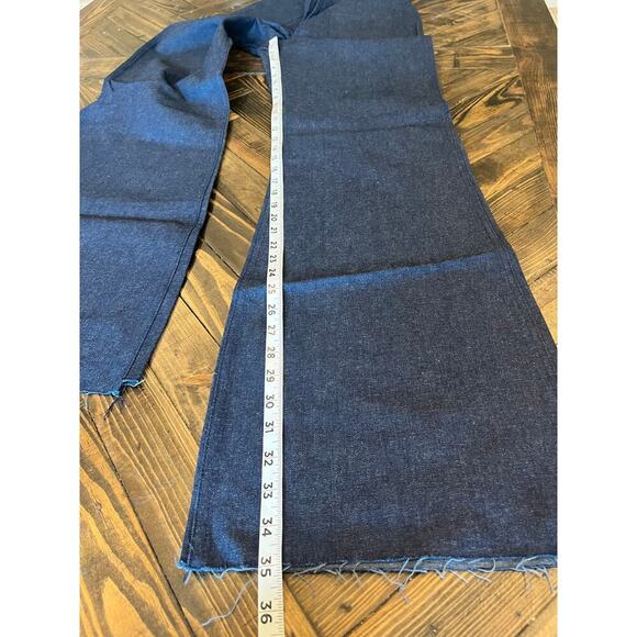 USN Navy Blue Utility Type Trousers Flame Retardant Flare Bottom Men 28R Current - Picture 6 of 10